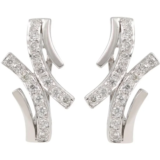 Diamond on sale climber earring