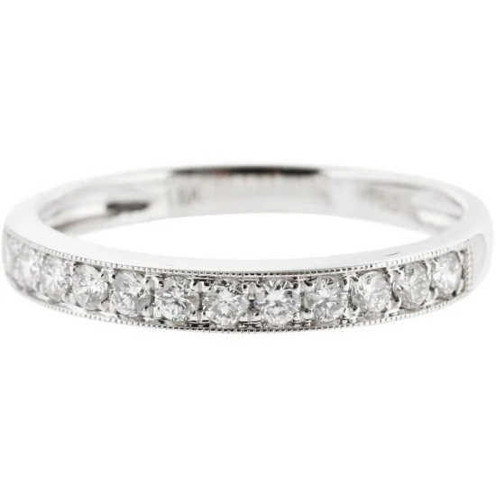 Diamond bands deals white gold