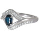 Blue Senorita Diamond Ring