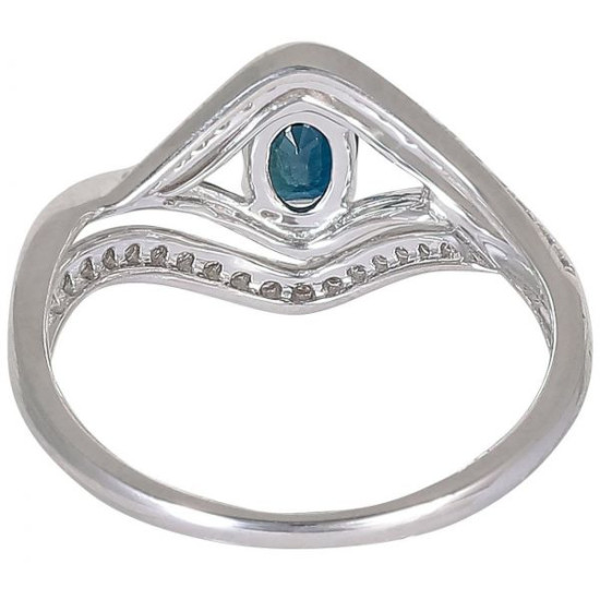Blue Senorita Diamond Ring