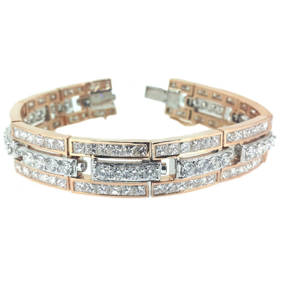 Men's Bracelets: Men diamond bracelet-OR1135 | Mamiya Diamonds