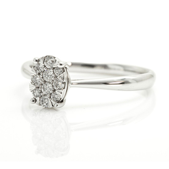  Shine together solitaire ring